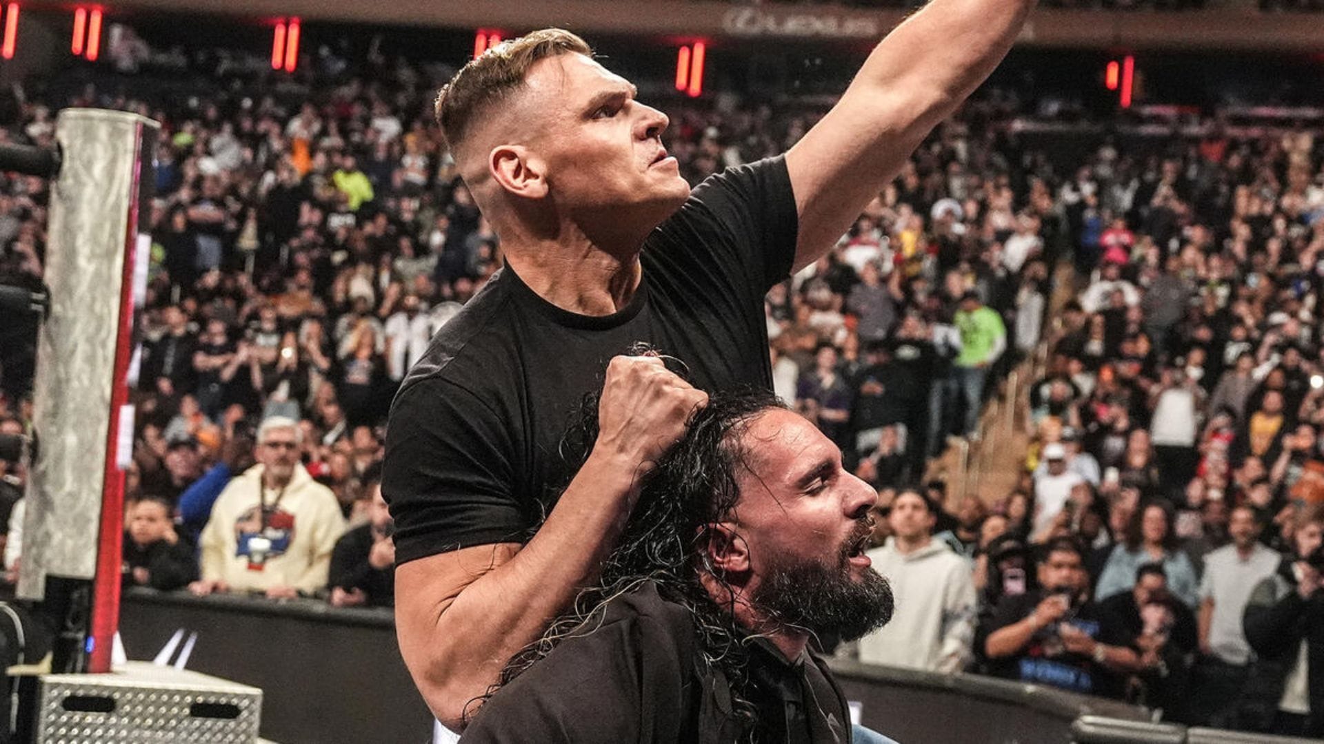 Gunther shares a confident two-word message after ambushing Seth Rollins on WWE RAW