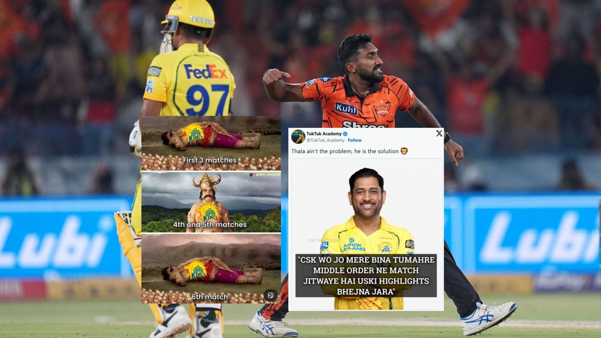 "Thala ain't the problem, he is the solution" - Top 10 funny memes as SRH beat CSK in IPL 2026 match in Hyderabad