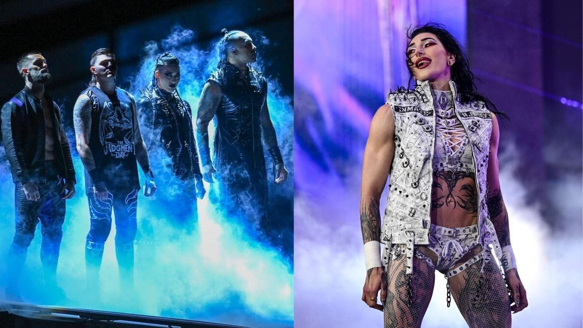 Rhea Ripley sends a four-word message after iconic Judgment Day moment is recreated by WWE veteran