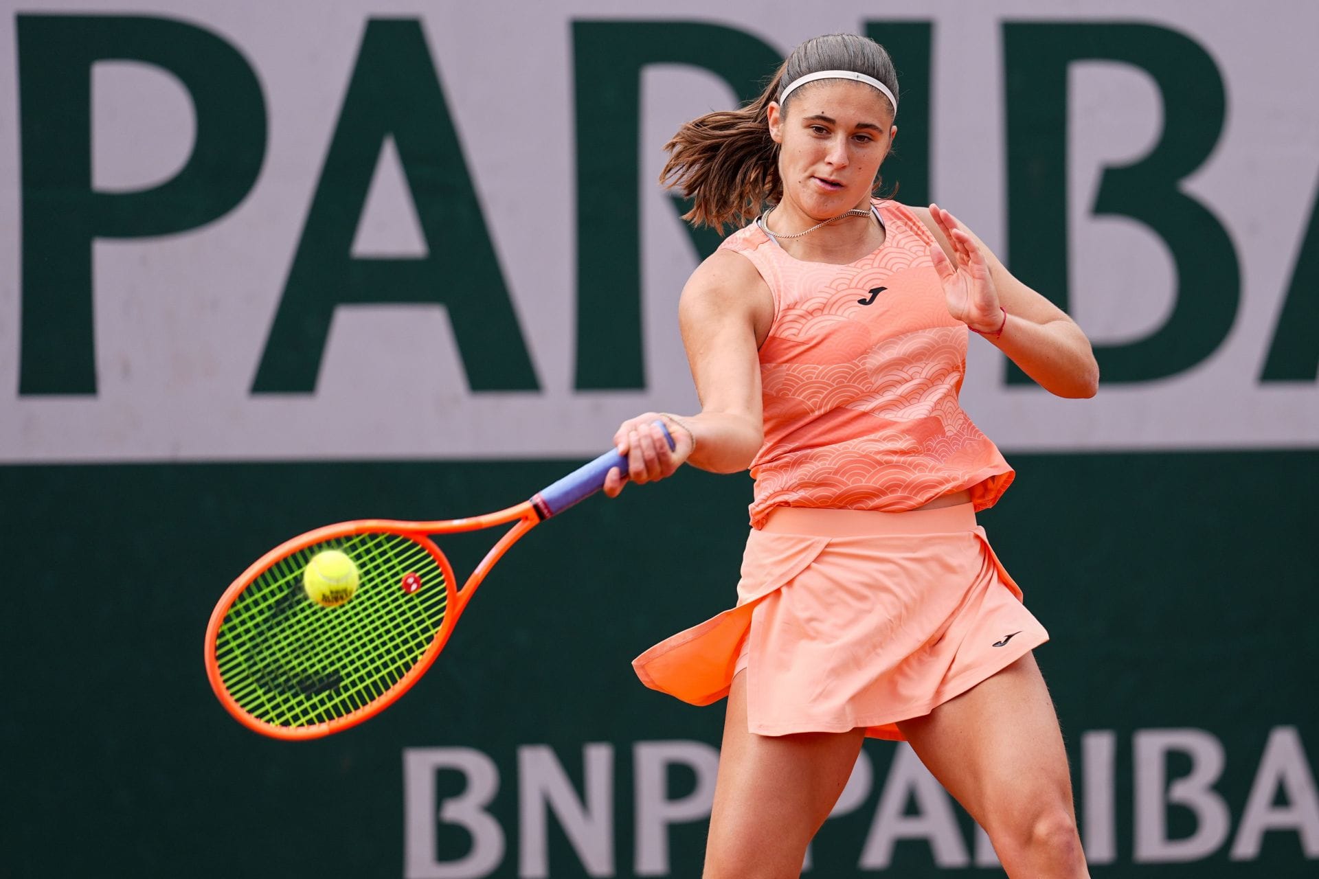 Julia Riera at the French Open 2025. (Source: Getty)