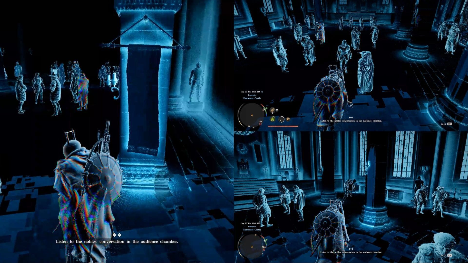 The three nobles whose conversation you need to listen to (Image via Pearl Abyss || Sportskeeda)