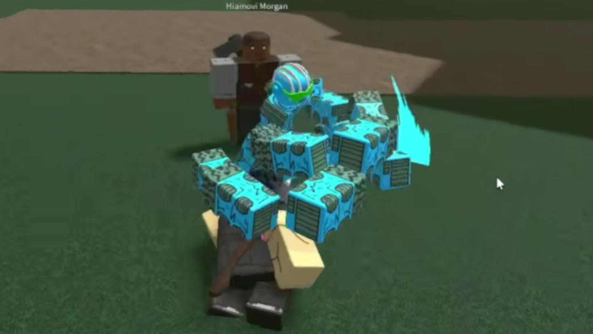 Stone Free's standard Barrage move (Image via Roblox || Youtube/@Jozu)