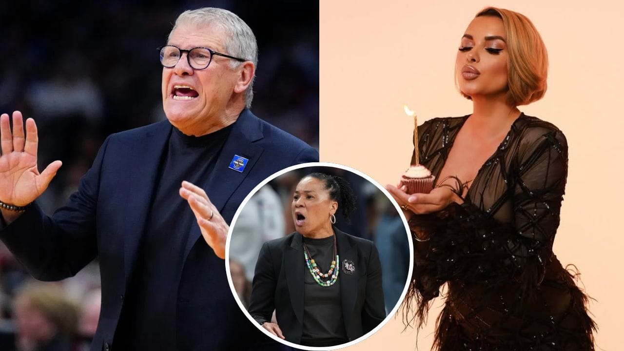 Joy Taylor mocks Geno Auriemma over UConn coach fighting with Dawn Staley after losing 62-48 to Gamecocks in Final 4