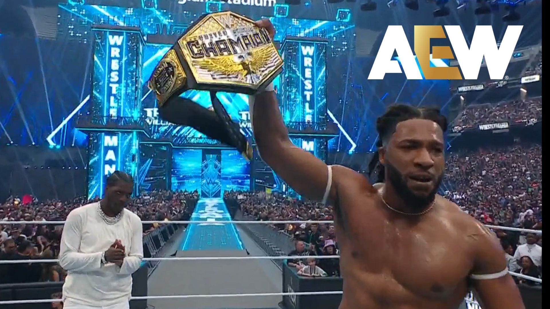 Newly-crowned AEW champion sends a message to Trick Williams after he wins the US Title at WrestleMania 42