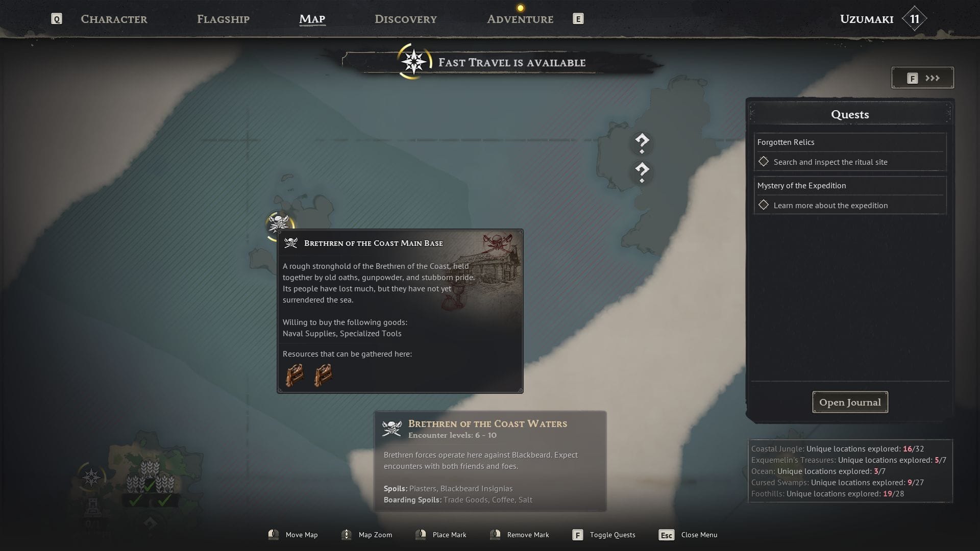 You can sell provisions and items in Windrose to one of the four factions (Image via Windrose Crew)