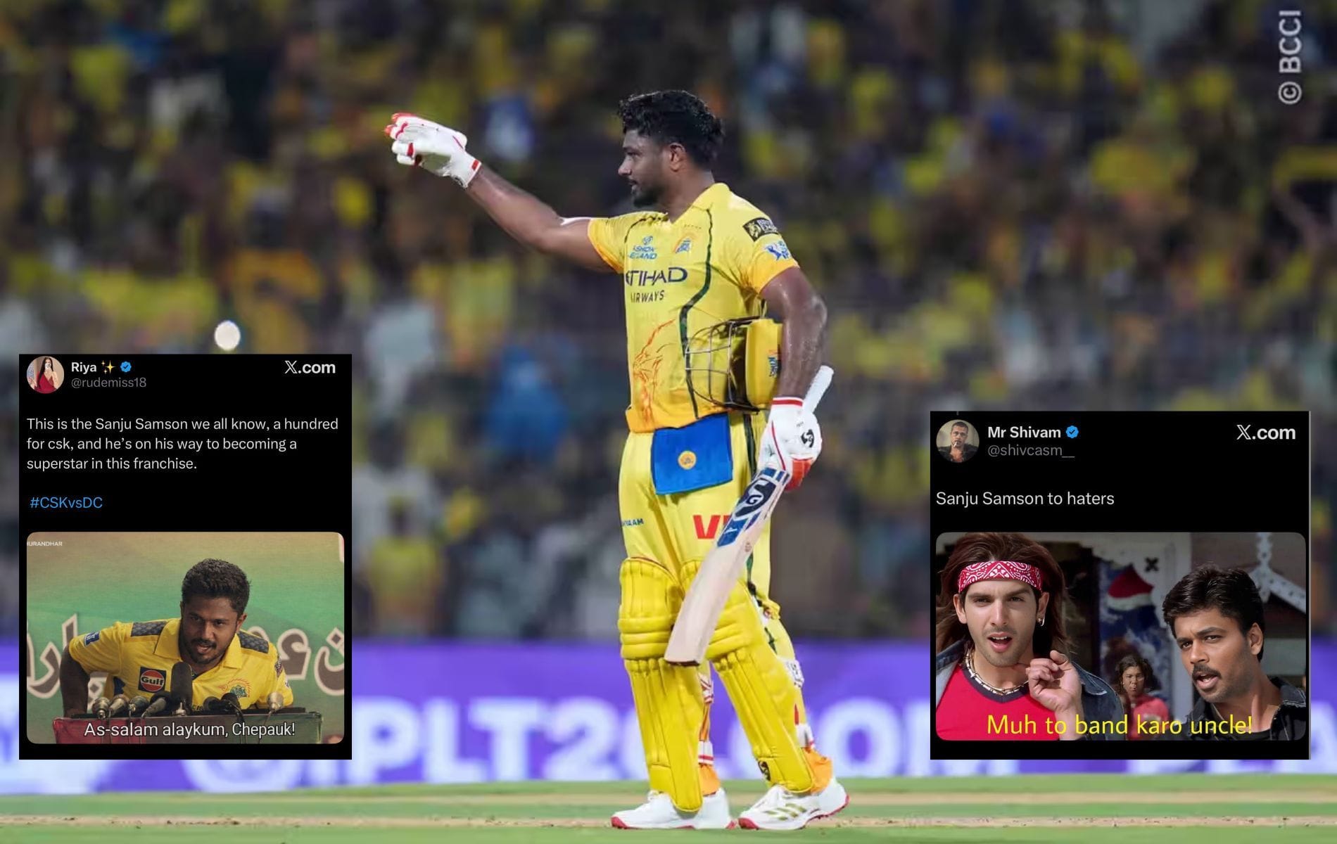 "Shor kam, impact zyada" - Fans erupt as Sanju Samson roars back to form with 115* off 56 balls in CSK vs DC IPL 2026 match