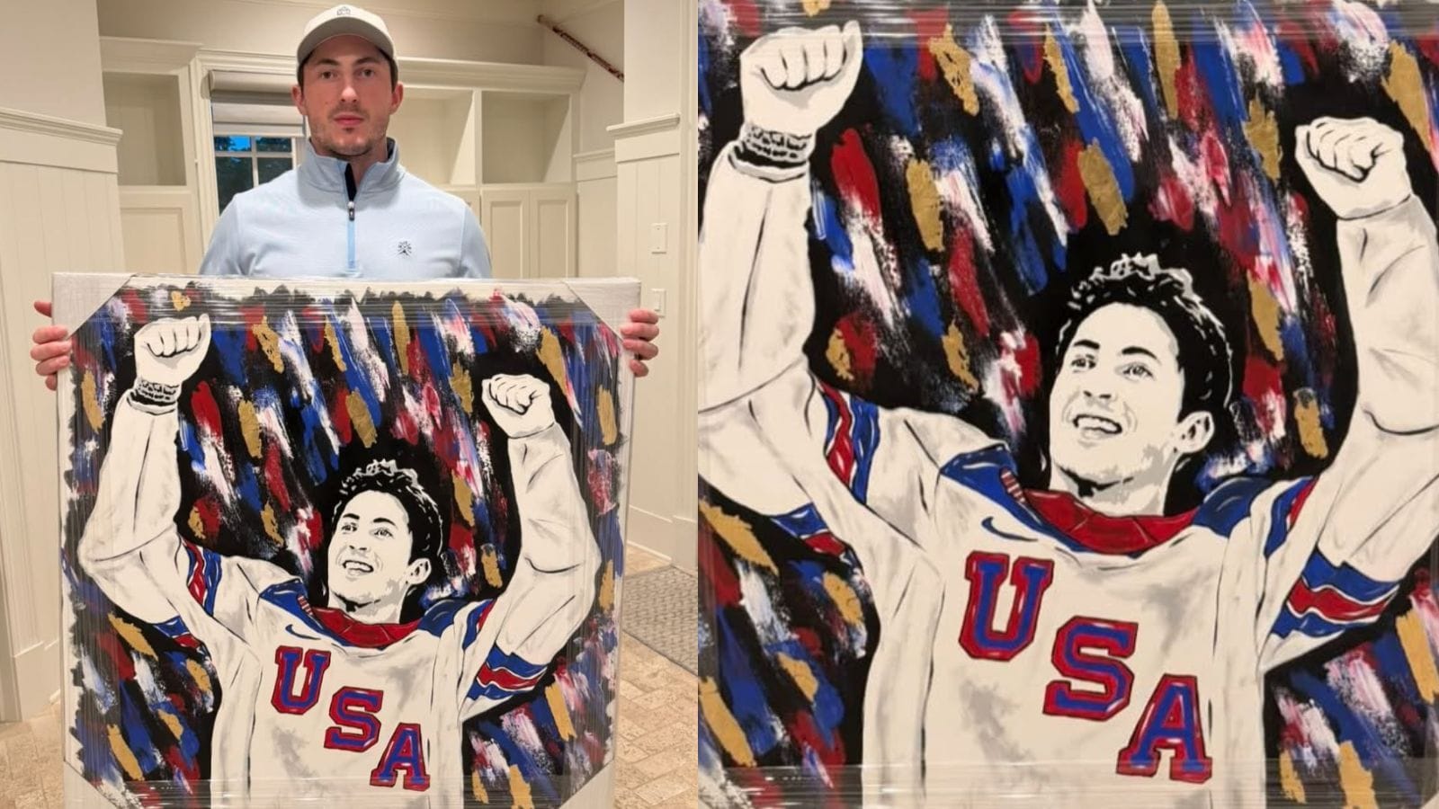 In Photos: Meredith Gaudreau's thoughtful gift for Zach Werenski is winning hearts on the internet