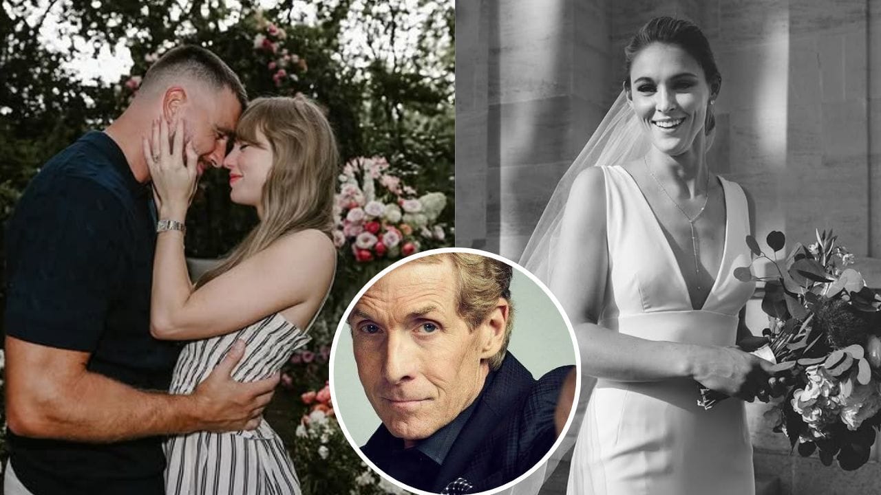 "You're simply married to ex-NFL player": Skip Bayless villifies Kylie Kelce for lashing out over Taylor Swift - Travis Kelce wedding questions