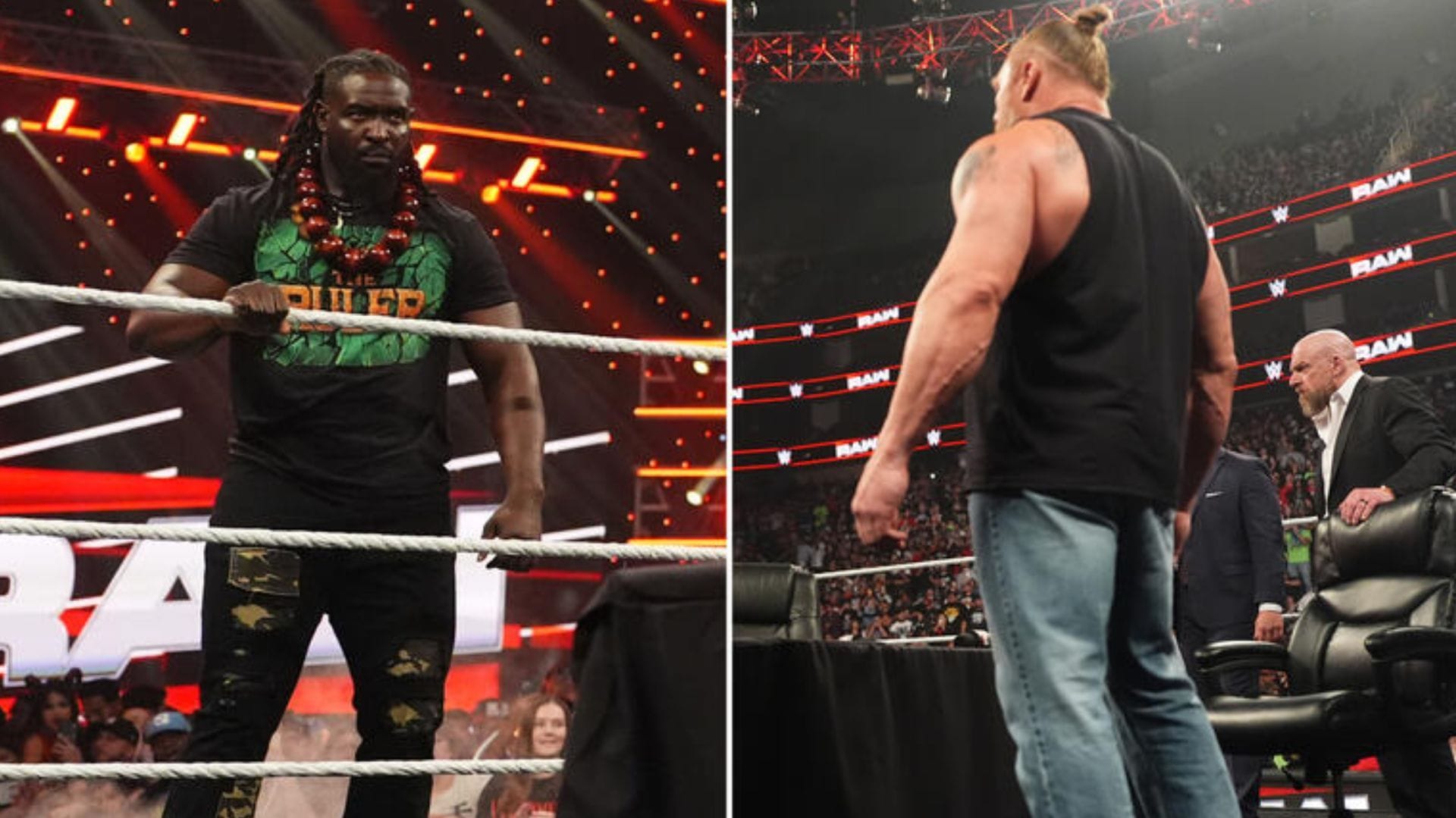 BREAKING: Oba Femi Squashes Brock Lesnar In Minutes