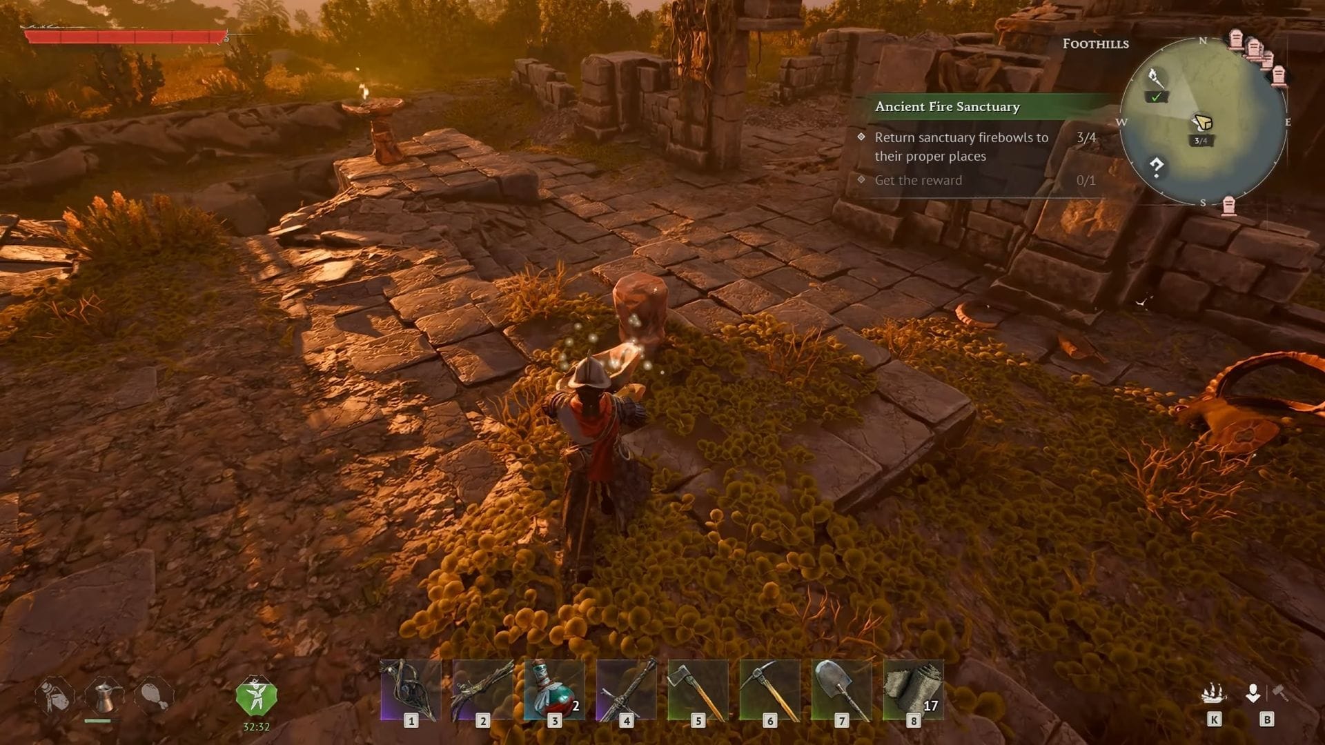 How to solve Ancient Fire Sanctuary puzzle in Windrose