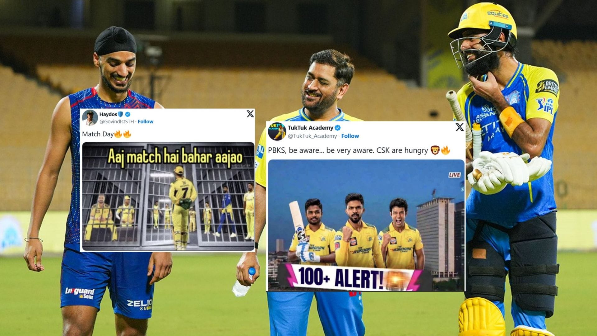 "100+ alert, PBKS, be aware... be very aware. CSK are hungry" - Top 10 funny memes ahead of CSK vs PBKS IPL 2026 clash