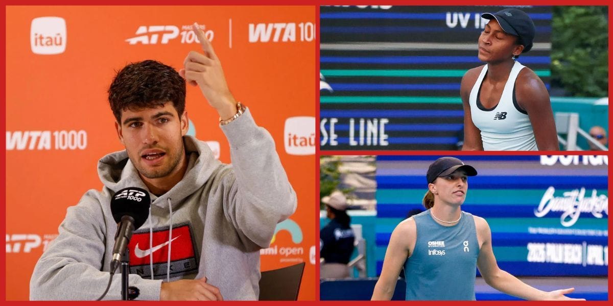 "Coco Gauff & Iga Swiatek spoke about it, you didn't care" - Fans call out Becker after he praises Alcaraz and not WTA players in fight for privacy