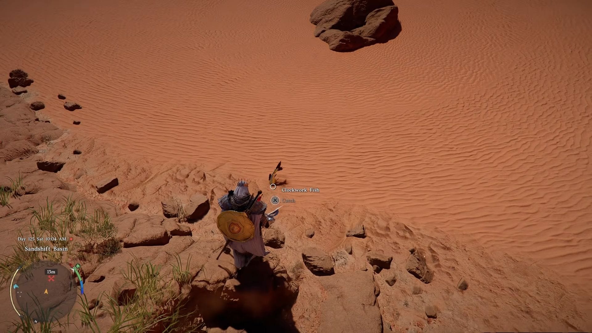 How to catch legendary clockwork fish in Crimson Desert