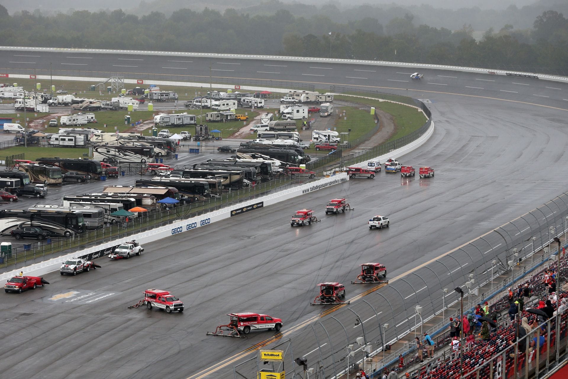 Why was NASCAR Cup qualifying for Jack Link’s 500 at Talladega cancelled?