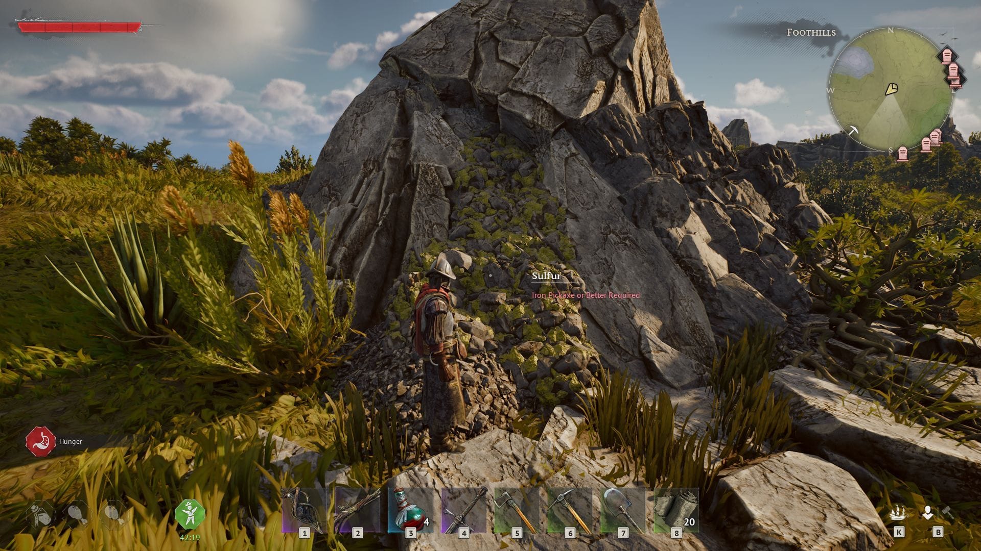 How to farm Sulfur in Windrose