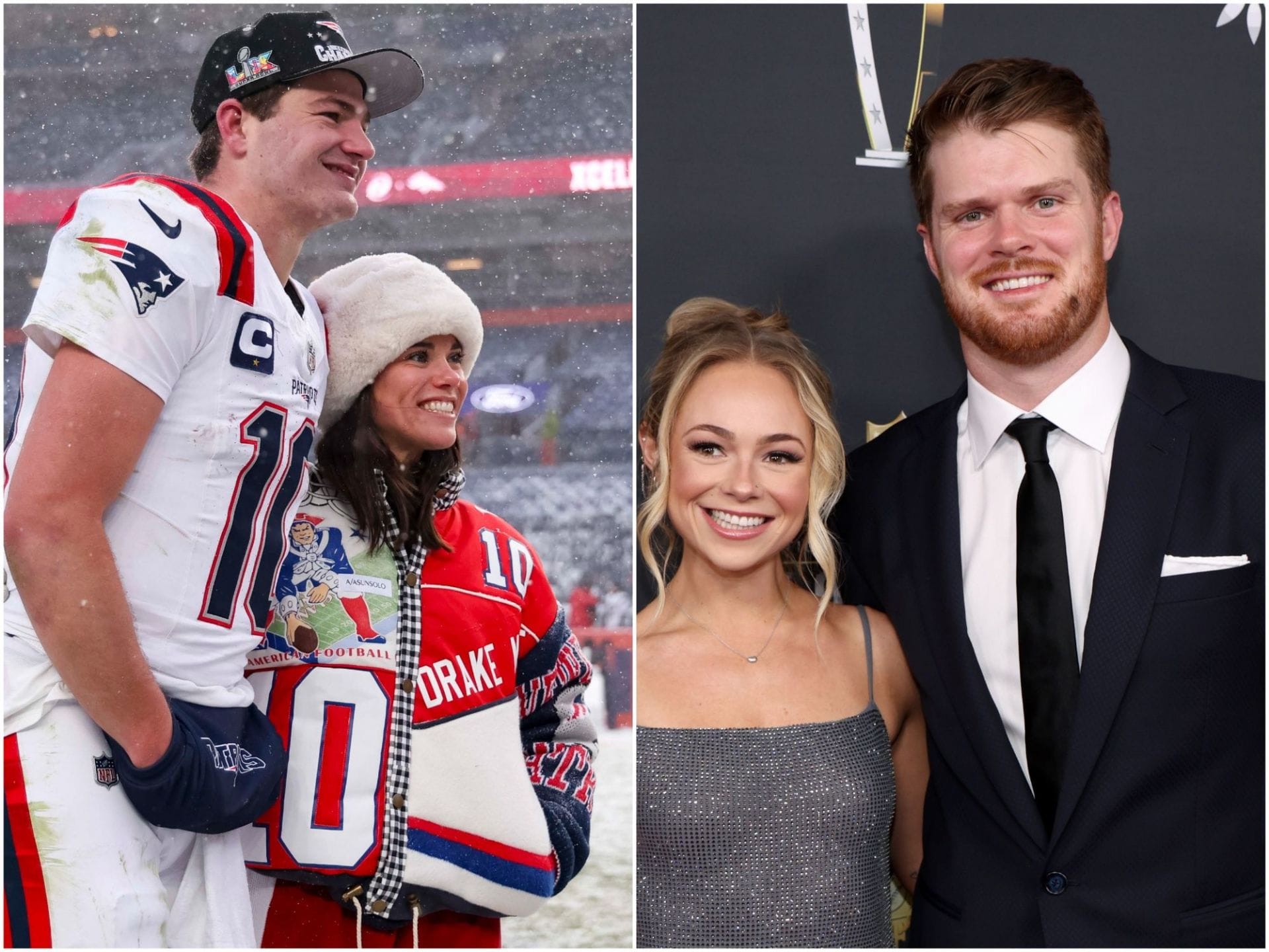 Drake Maye's wife Ann Micheal drops 1-word message celebrating Sam Darnold and Katie Hoofnagle's big relationship milestone
