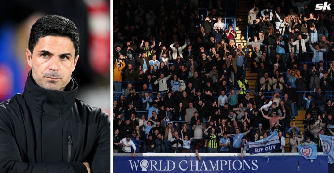 Manchester City fan mocks Arsenal with hilarious bottle jibe during win over Chelsea, photos go viral online