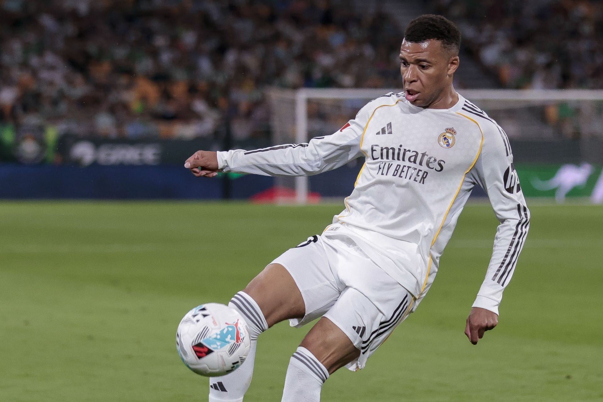 Real Madrid striker Kylian Mbappe - Source: Getty