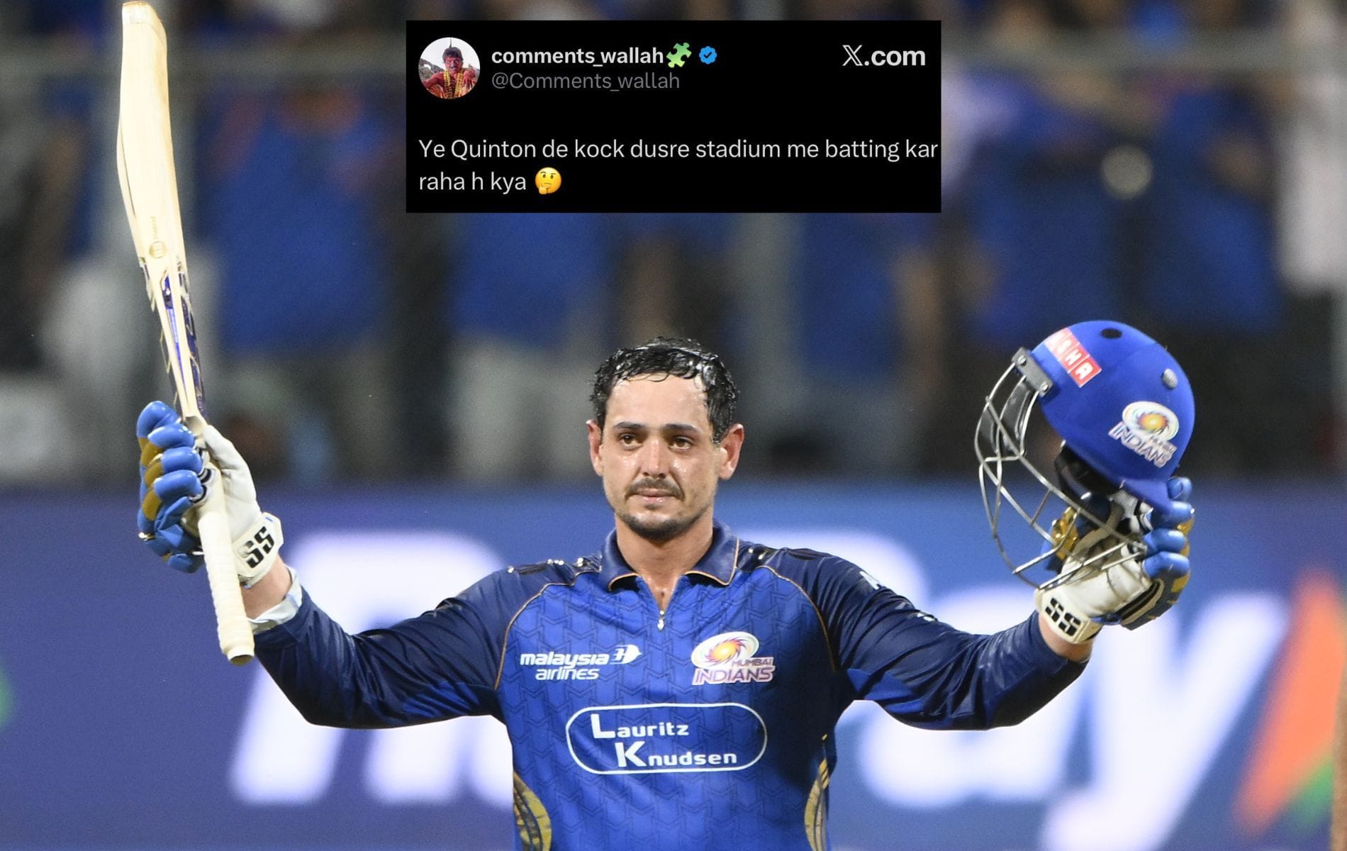 "Homecoming doesn't get better than this" - Fans react to Quinton de Kock's stunning 112* off 60 in MI vs PBKS IPL 2026 clash
