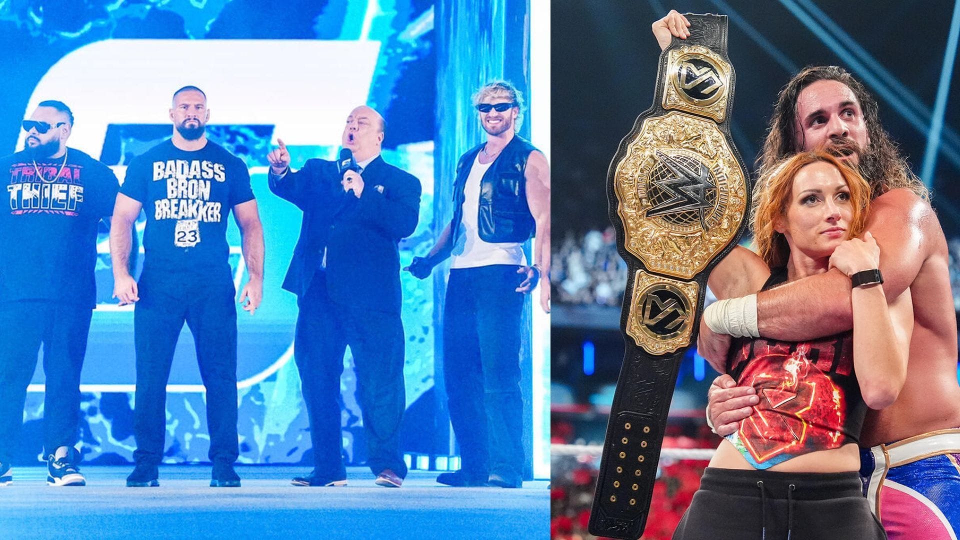 "They hurt him" - Becky Lynch warns IShowSpeed about The Vision after they betrayed Seth Rollins