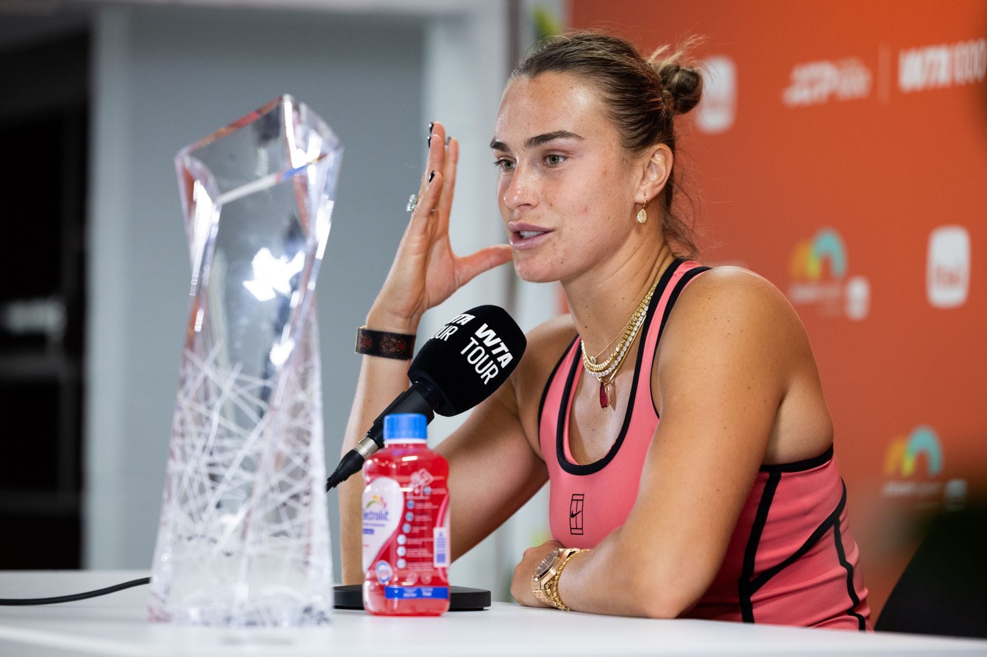 "I wanted to disappear" - Aryna Sabalenka admits to having major stage fright at Laureus World Sports Awards in Madrid