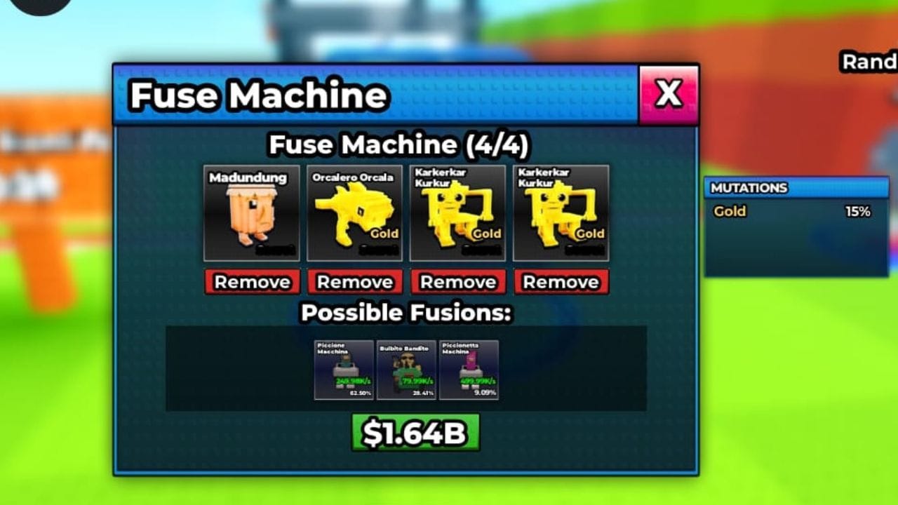 Be a Brainrot Fuse Machine guide