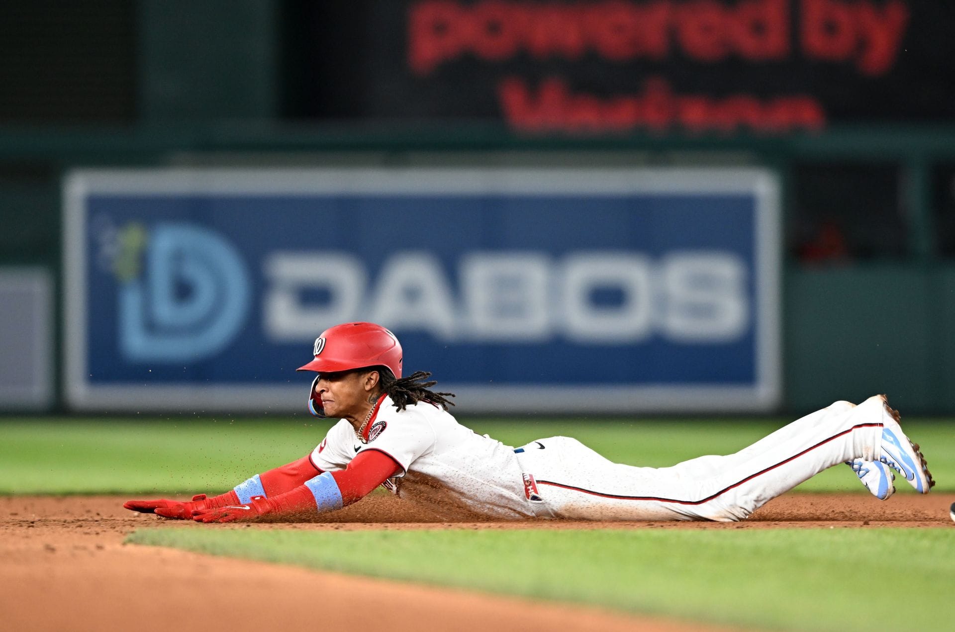 MLB: CJ Abrams in action for the Washington Nationals - Source: Getty