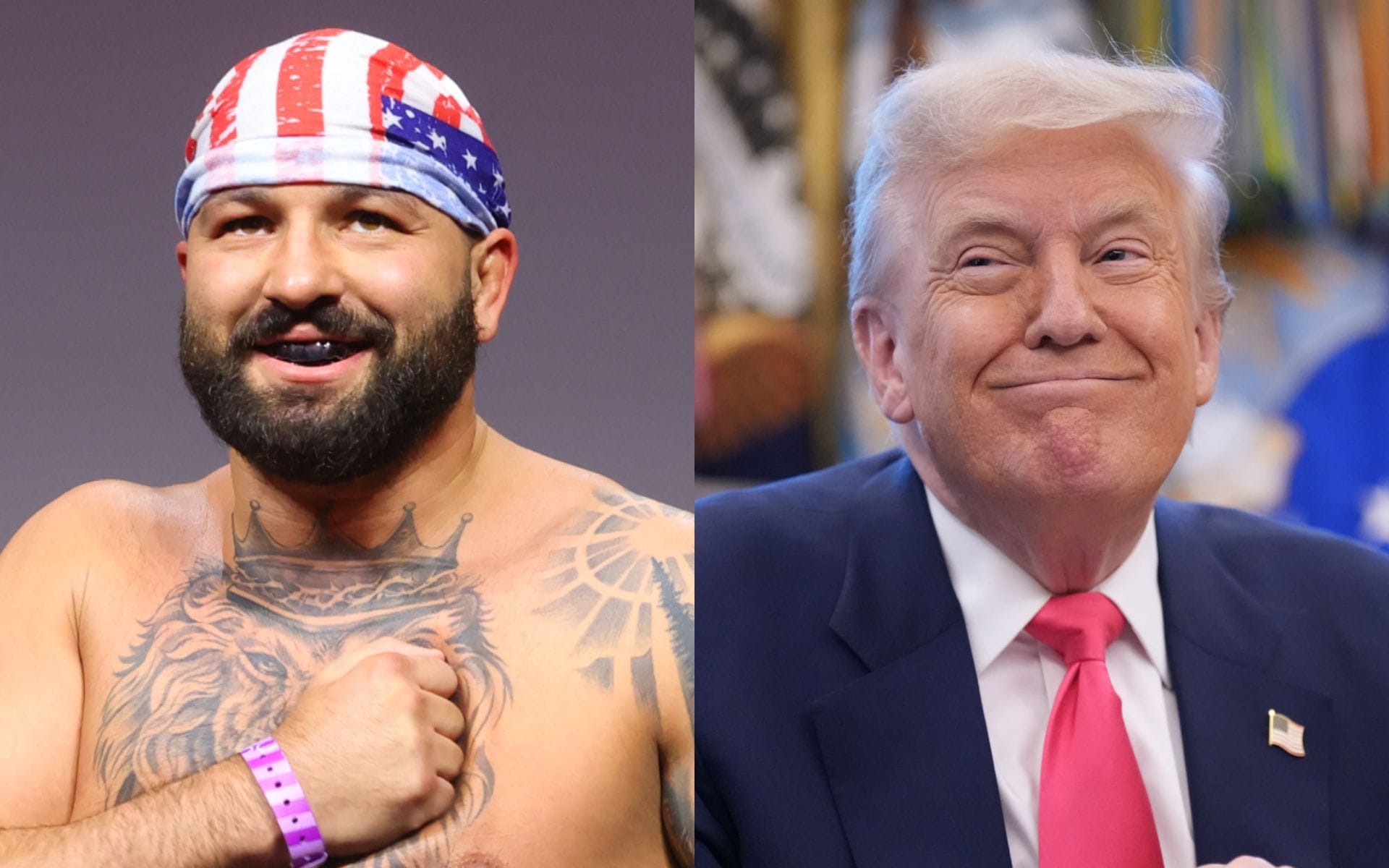 Donald Trump and Joe Rogan set up Josh Hokit vs. Derrick Lewis, claims Dana White