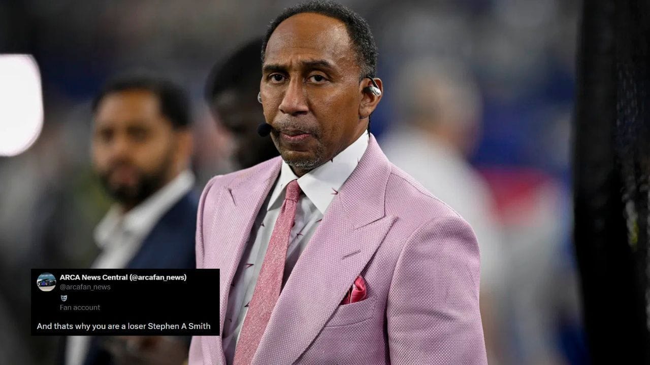 “That’s why you are a loser”: Fans rage at Stephen A. Smith following ‘NASCAR driver is not an athlete’ comments