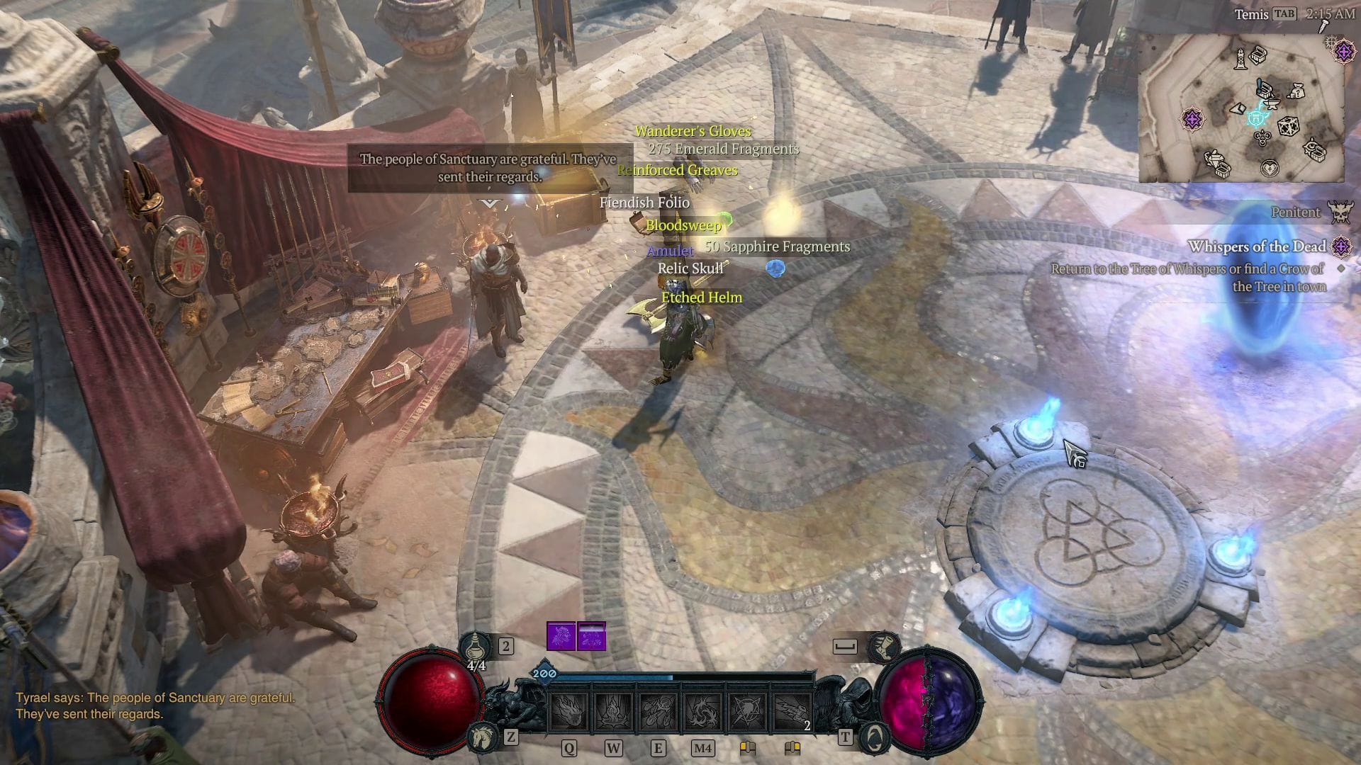 Finish War Plans to get a variety of loot, including white items (Image via Blizzard Entertainment)