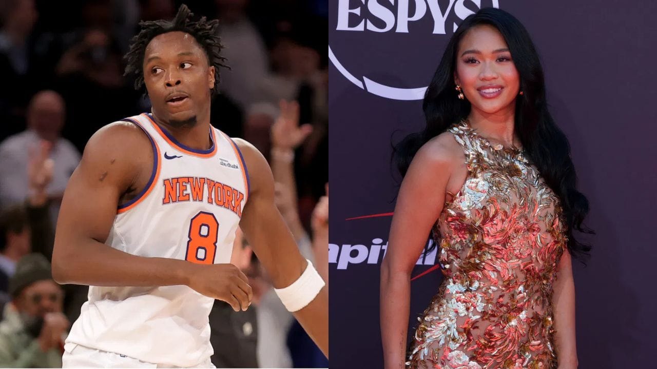 "OG come get your girl", "Her face lit up talking about OG" - NBA Fans Tease OG Anunoby As Suni Lee Turns Knicks Roster Into Gymnastics Lineup