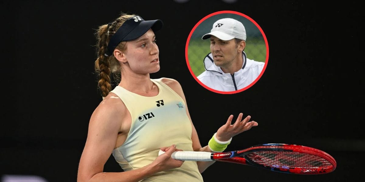 "What is wrong with that man?" - Fans shocked by Elena Rybakina's coach Vukov showing strange body language in Stuttgart title win