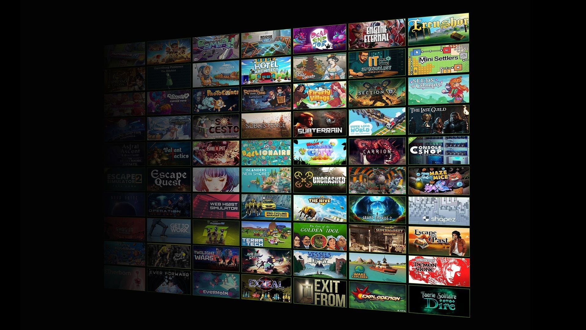 NVIDIA GeForce Now games list (Image via NVIDIA)