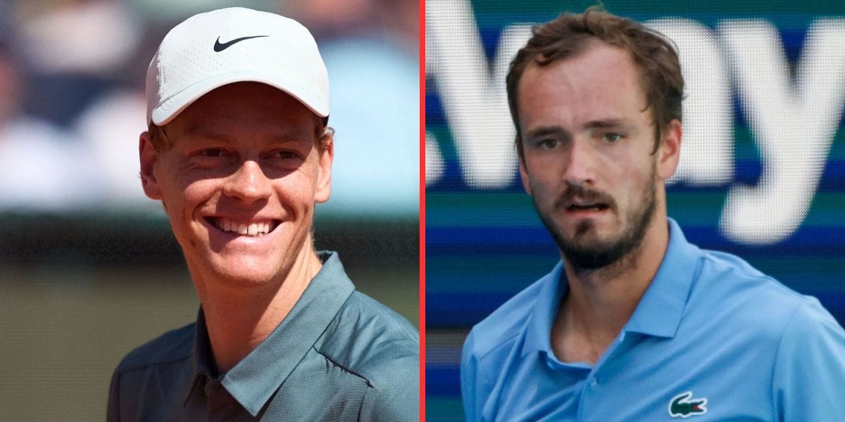 "Why's Jannik Sinner laughing he's so evil" - Fans tease Italian after viral reaction to watching Daniil Medvedev lose 6-0, 6-0 in Monte-Carlo