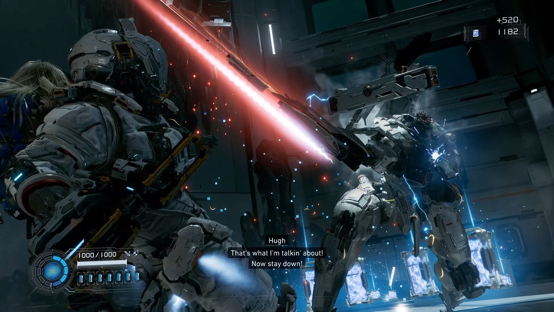 Taking down the boss (Image via Capcom || YouTube/@THEGAMEREYES)