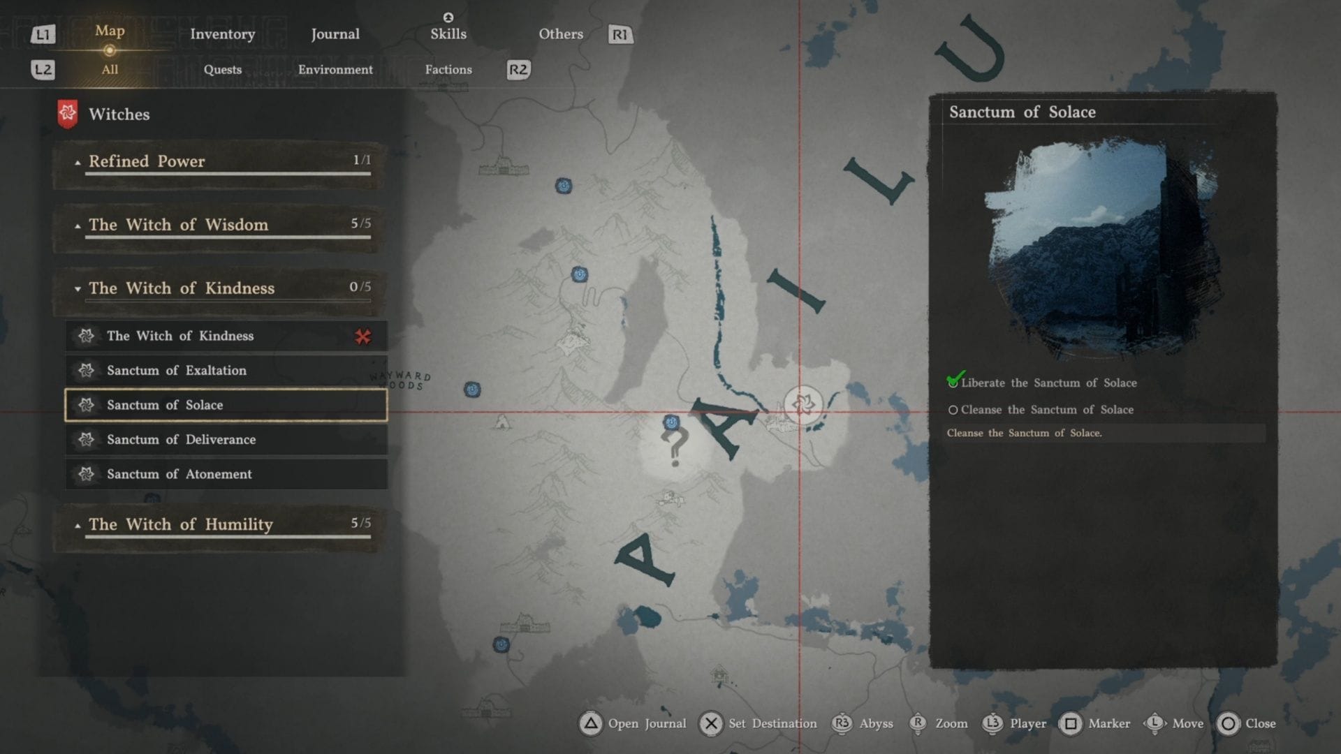 It's easy to find the Sanctum of Solace in Crimson Desert. Look for the 'A' in Pailune (Image via Pearl Abyss)