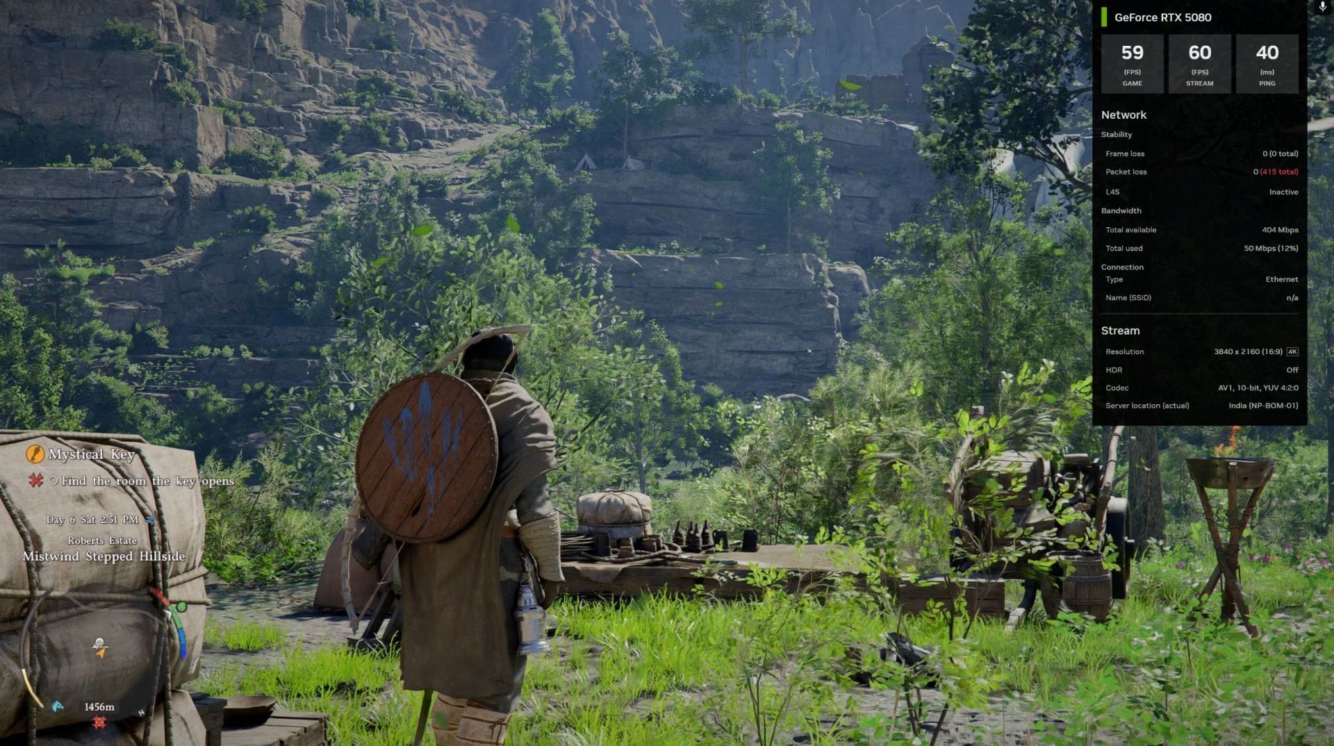 Crimson Desert looks beautiful on GeForce Now (Image via Pearl Abyss || SK Tech)