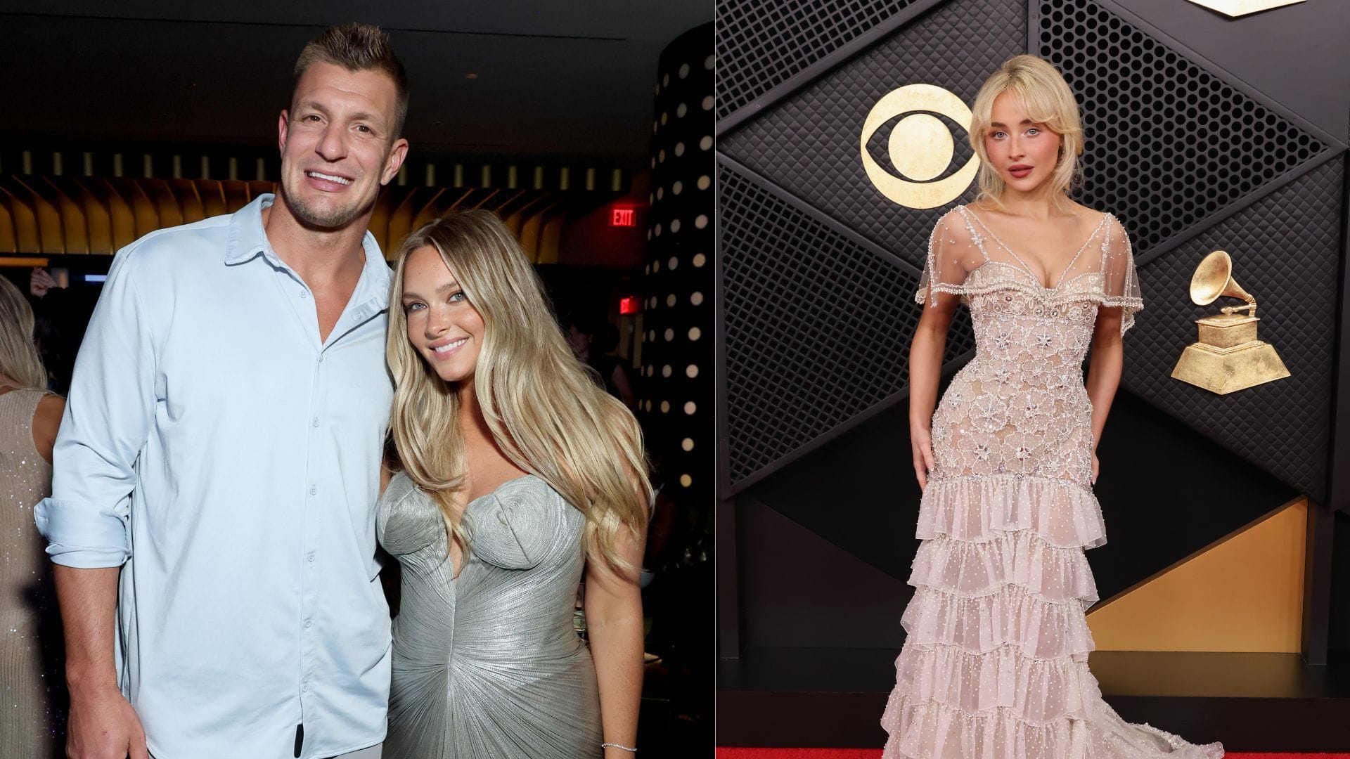 Rob Gronkowski's gf Camille Kostek shows off mesh top for Sabrina Carpenter's Coachella performance