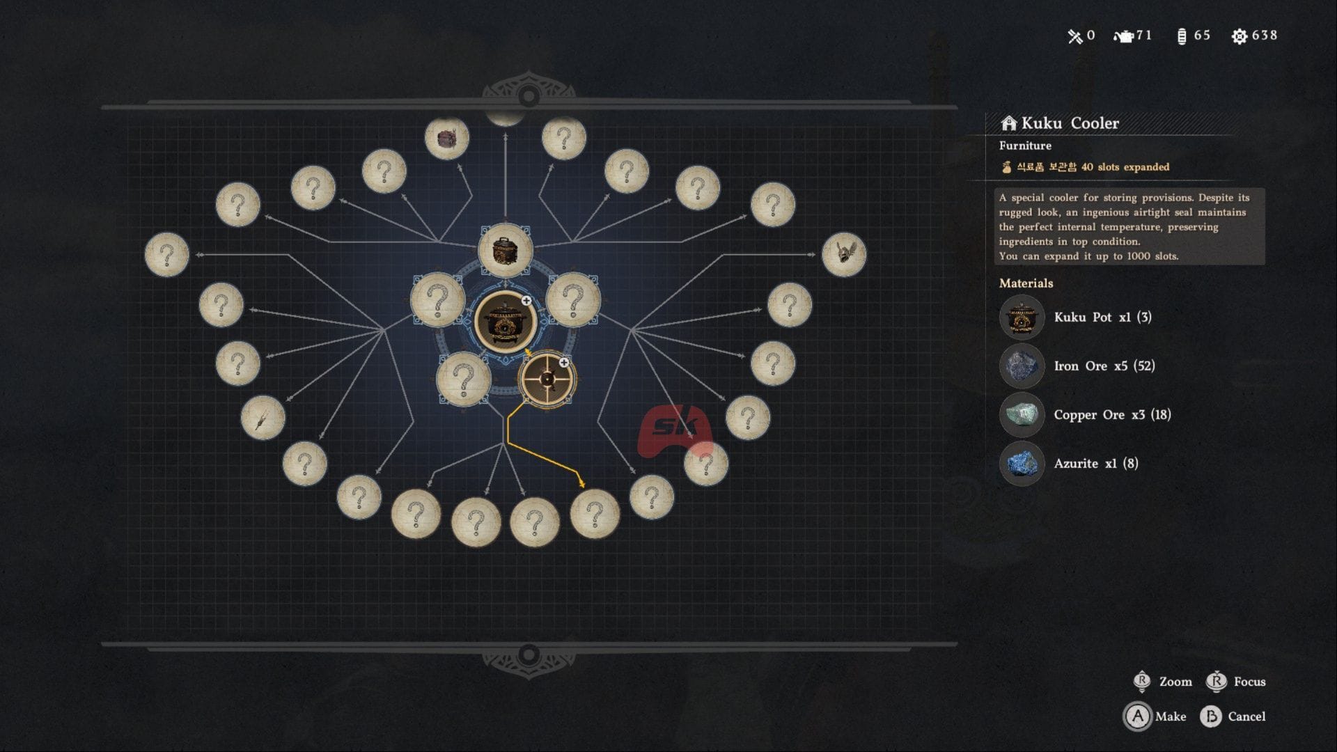 Craft the container by talking to Grimnir (Image via Sportskeeda Gaming || Pearl Abyss)