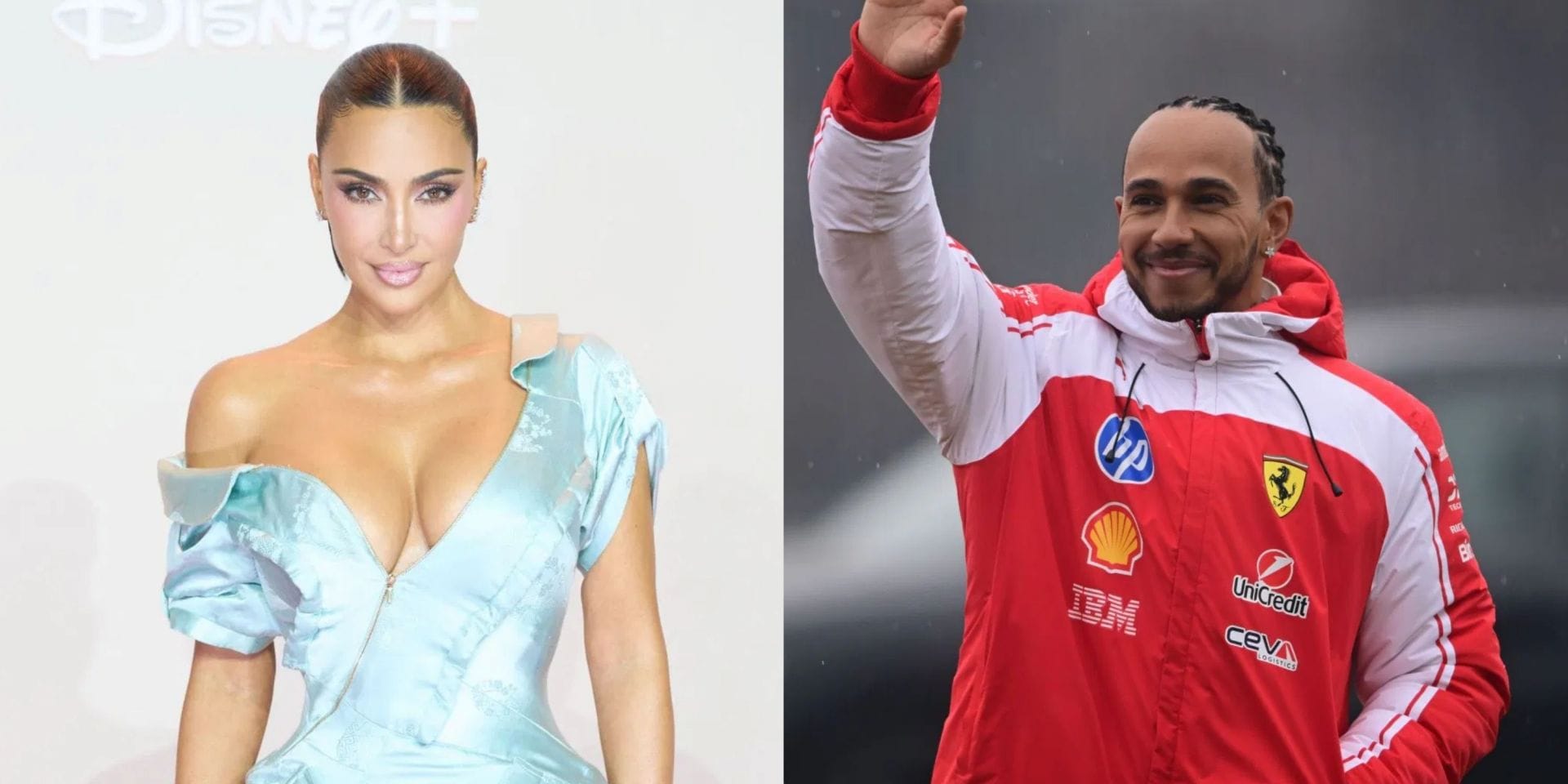 "Climate change activists mind you": Fans react as reports of Kim Kardashian's 11K mile round trip for Lewis Hamilton surface