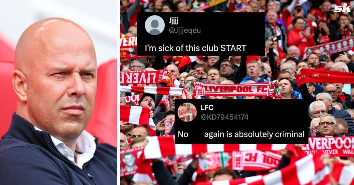 “I’m sick of this club”, “Absolutely criminal” - Liverpool fans slam Arne Slot for refusing to pick attacker in line-up vs Crystal Palace