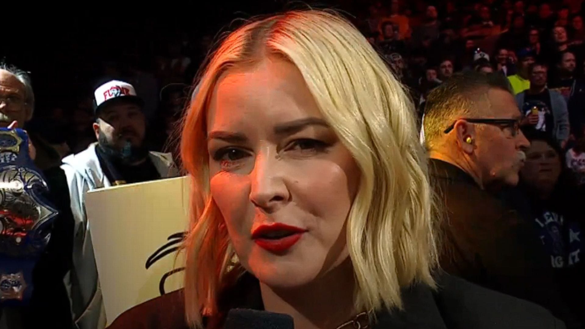 Male star almost attacks Jon Moxley's wife Renee Paquette with a chair in shocking backstage moment on AEW Dynamite