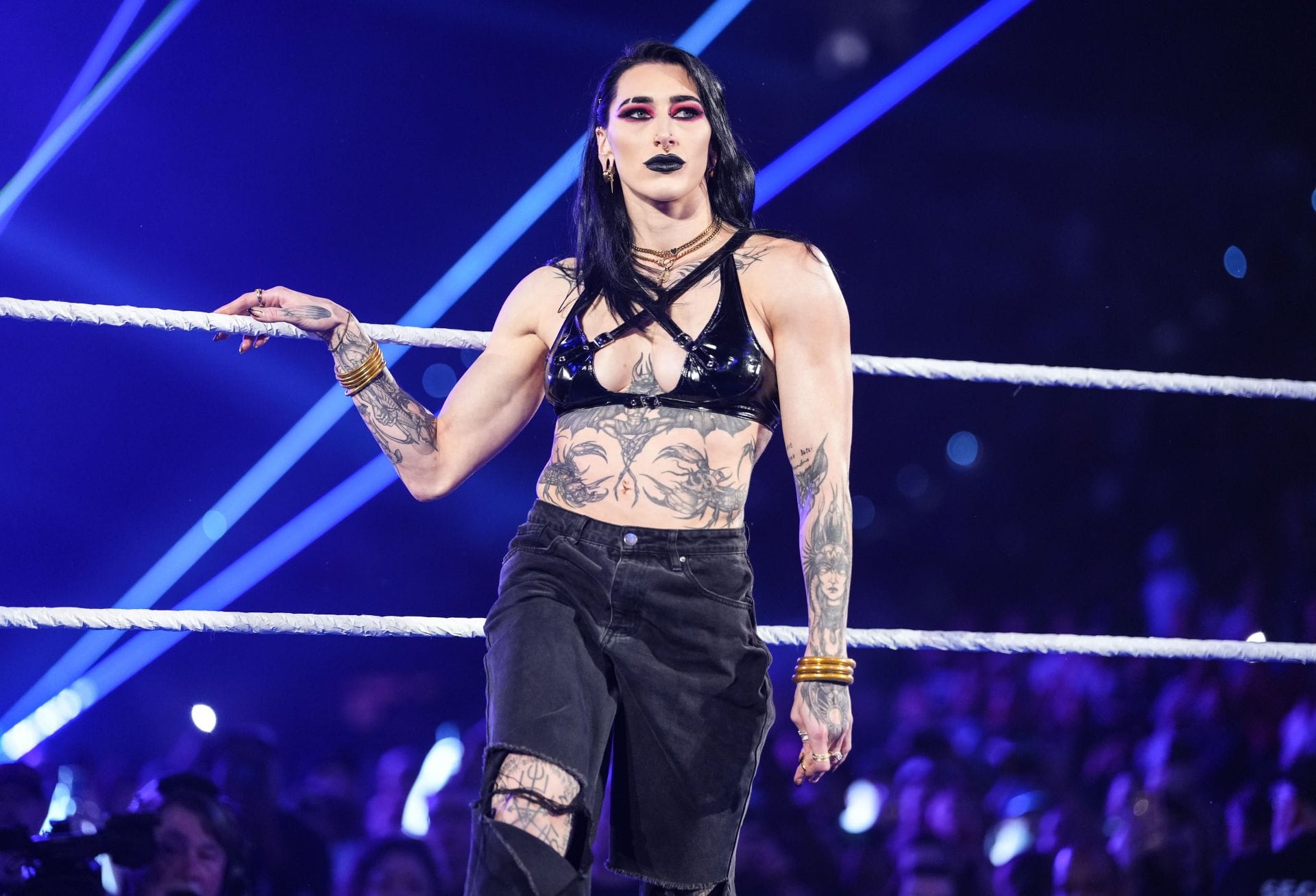 "Like to hear him pretty much put me over as his muse" - Rhea Ripley recalls meeting a top celebrity at WWE Elimination Chamber 2025