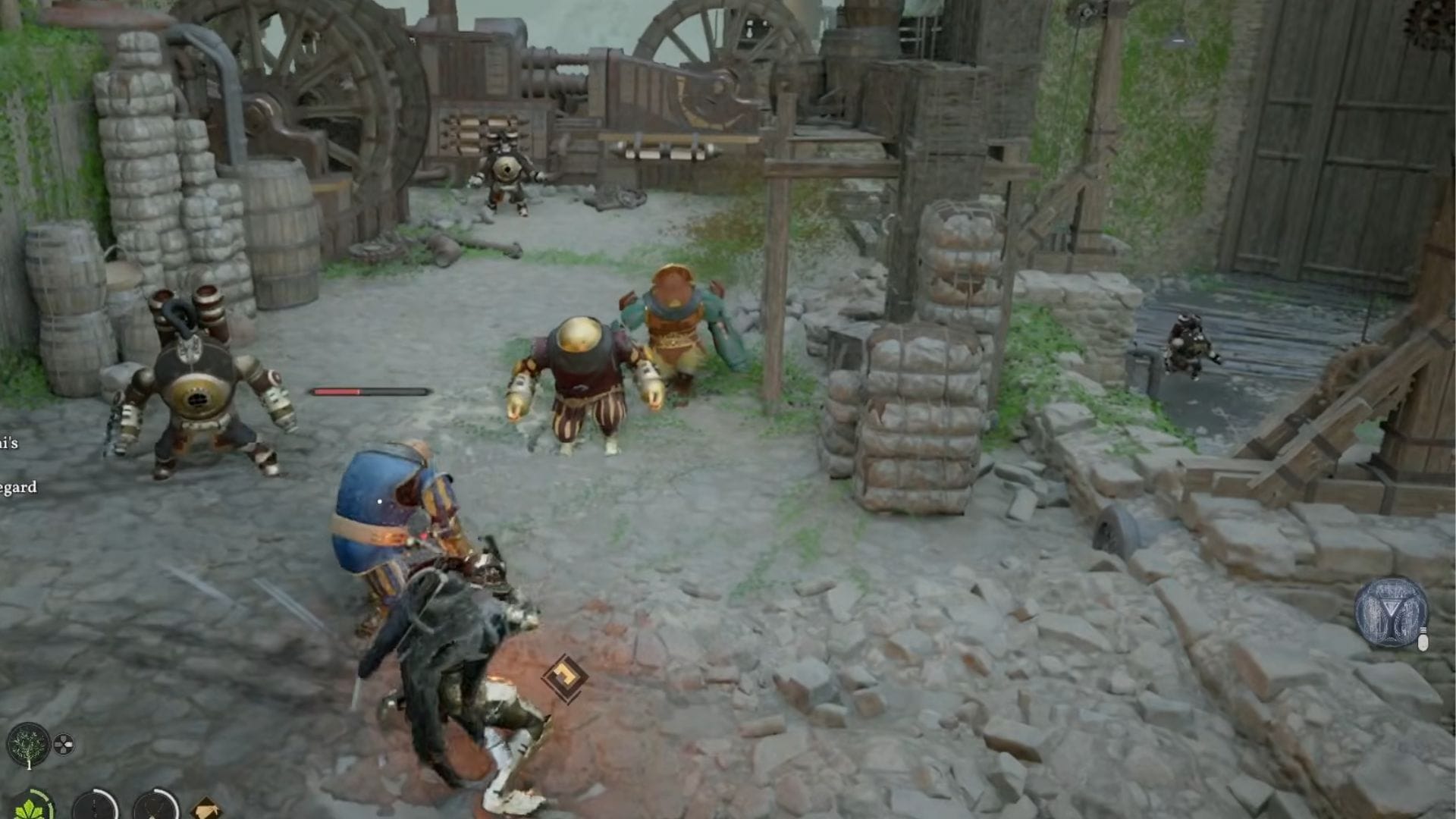 How to see enemy health bars in Crimson Desert