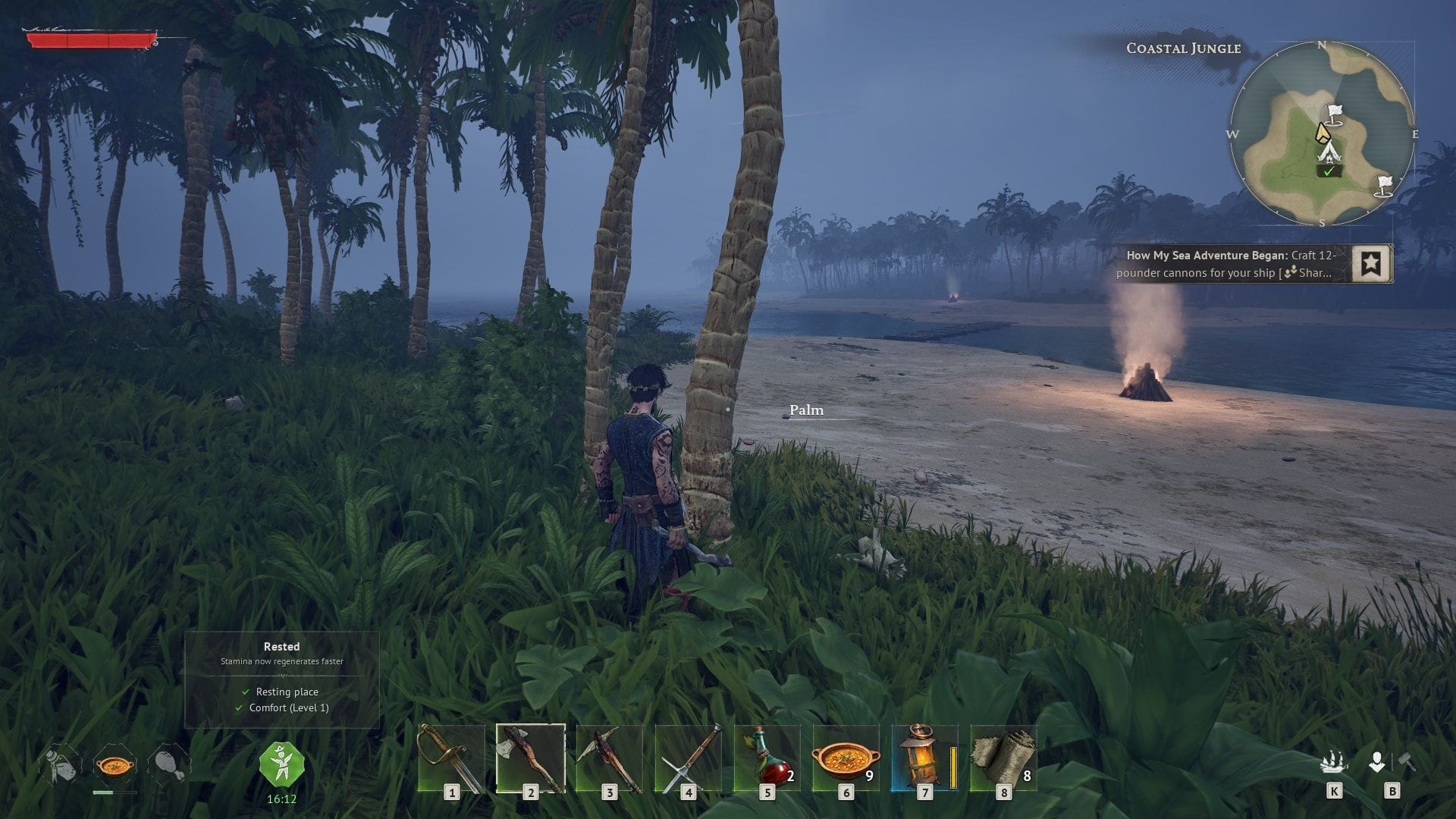 Where to find Palm Seeds in Windrose