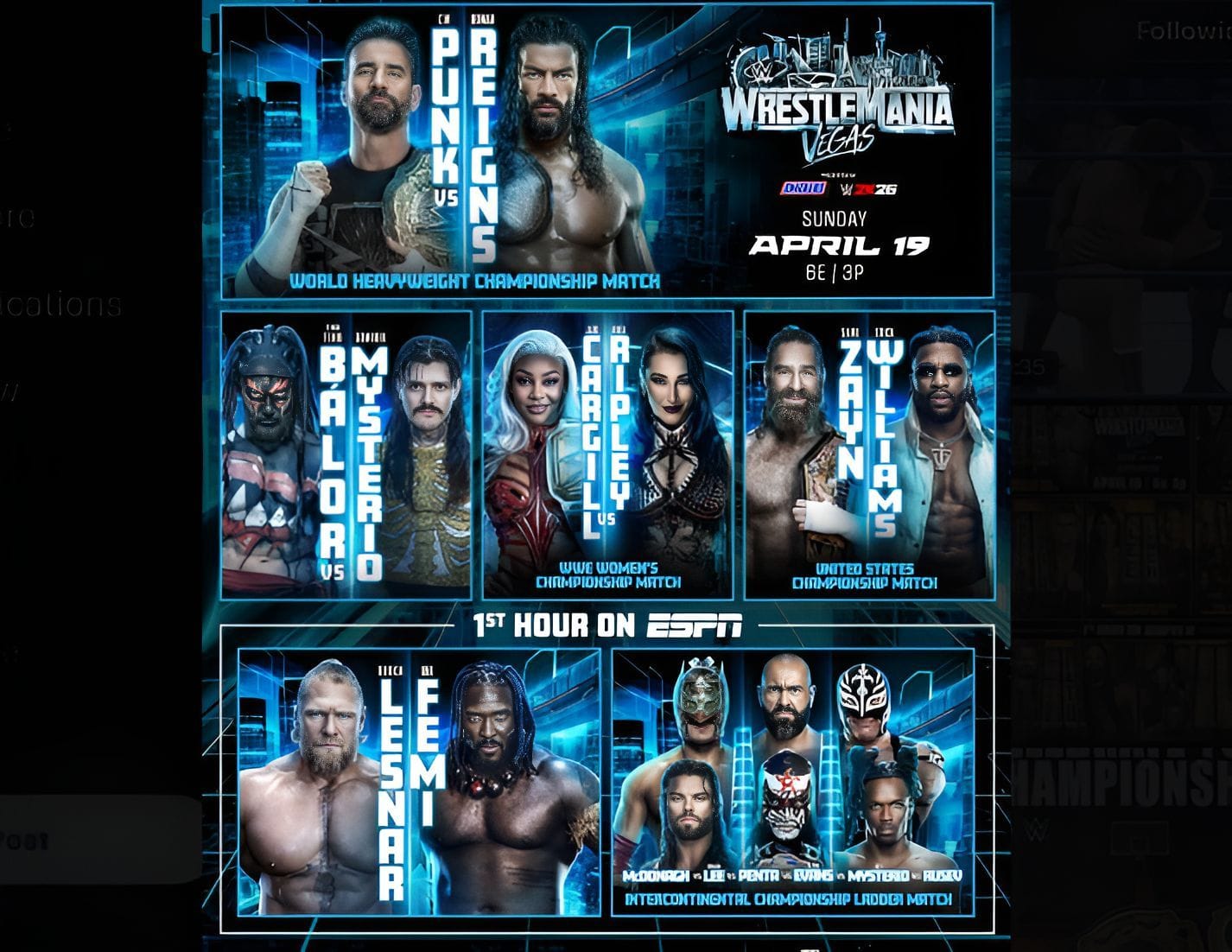 Predicting the winners of WWE WrestleMania 42 Night 2