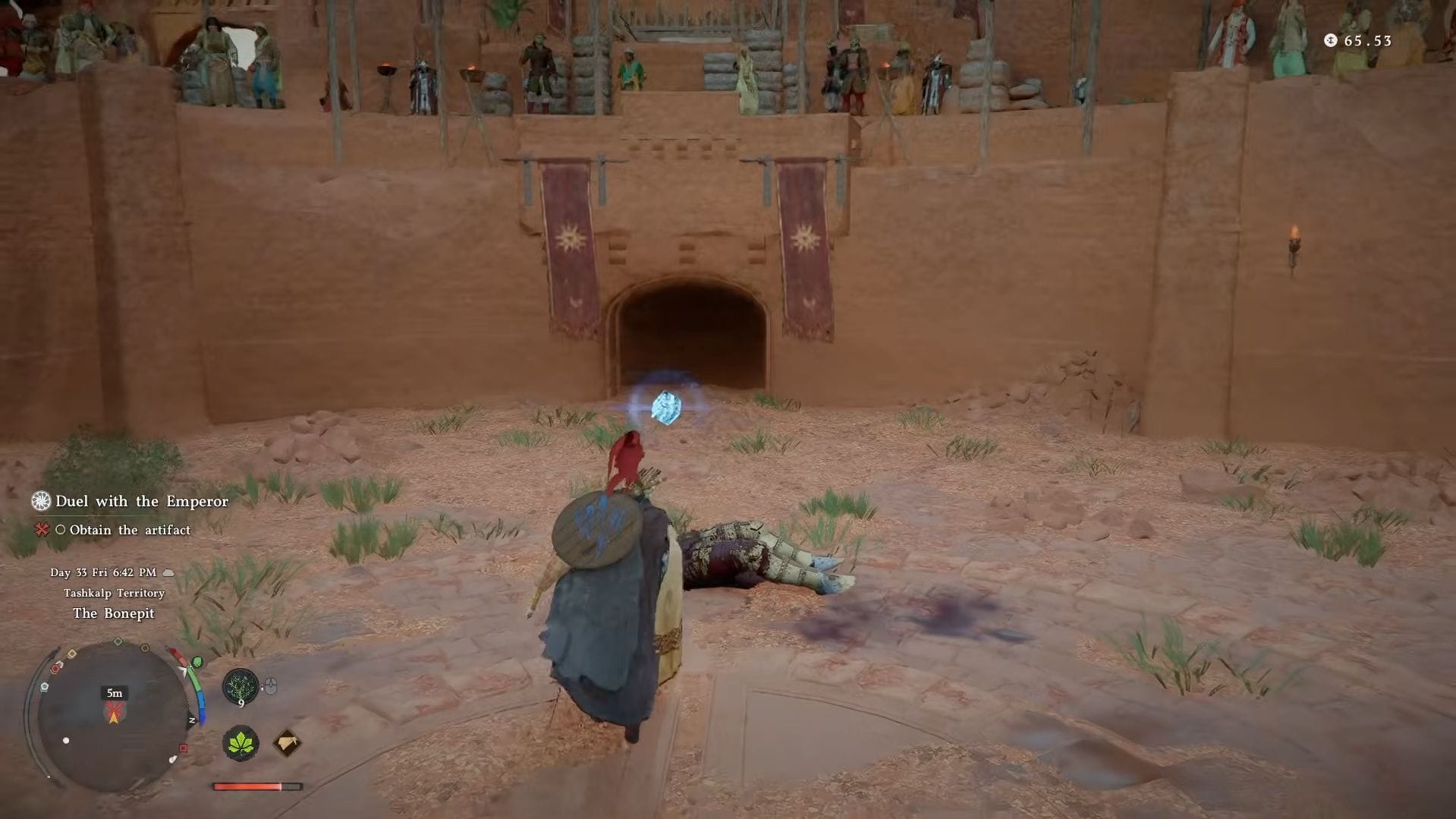 Abyss artifact at the end after defeating Muskan (Image via Pearl Abyss) 