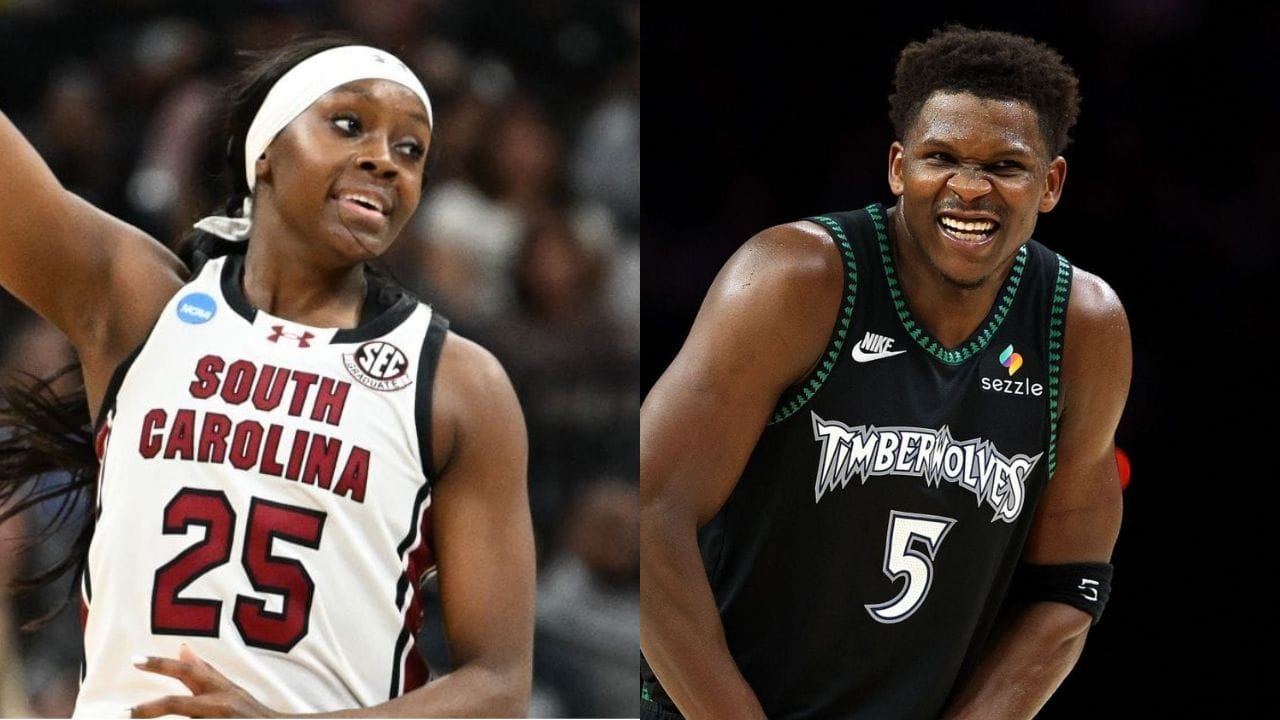 'Proud Father' Anthony Edwards Gets Emotional Over Raven Johnson Being Drafted By Indiana Fever 