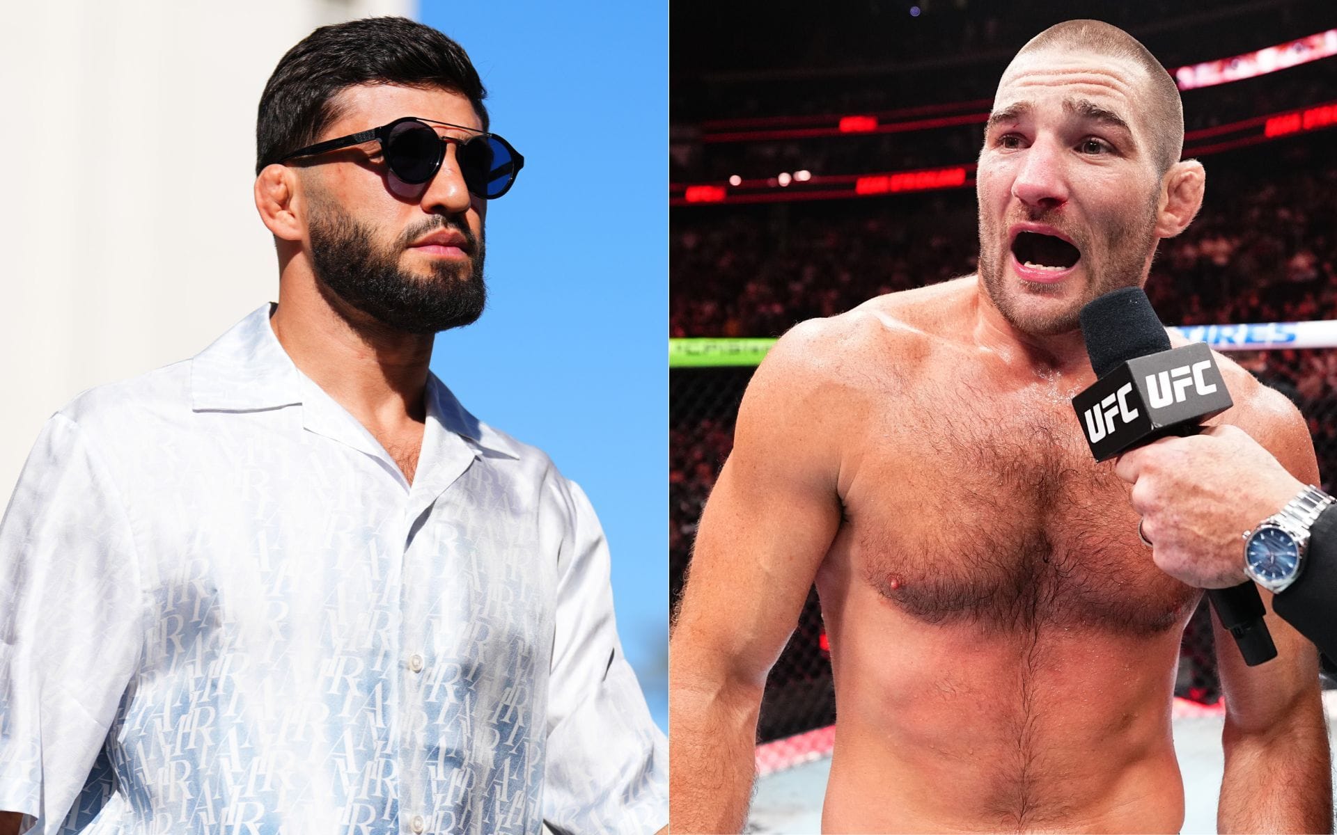 "I'm trying to get from him $1 million" - Arman Tsarukyan and Adin Ross make $50,000 bet on Khamzat Chimaev vs. Sean Strickland