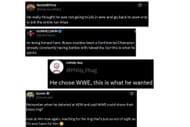 Fans on the X social media platform reacted to Rusev getting a jobber entrance at WrestleMania 42 a year after leaving AEW